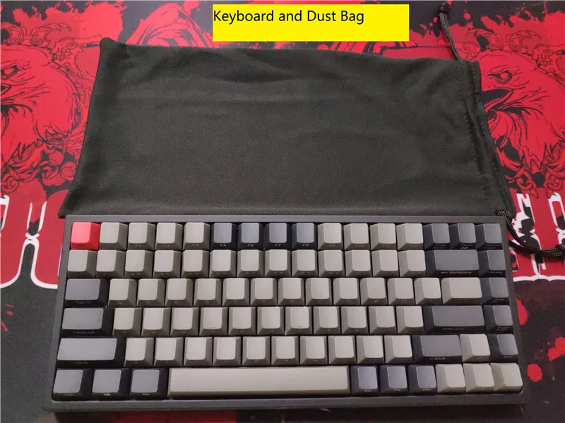 RGB Keycool 84 механическая клавиатура игровая клавиатура с переключателем gateron подсветка мини компактный keycool84 - Цвет: Keyboard1 and Bag