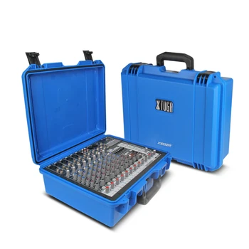 

XTUGA Audio Portable mixer Sound console integrated Power amplifier 300W*2 48V phantom power 16 kinds of digital ECHO party DJ