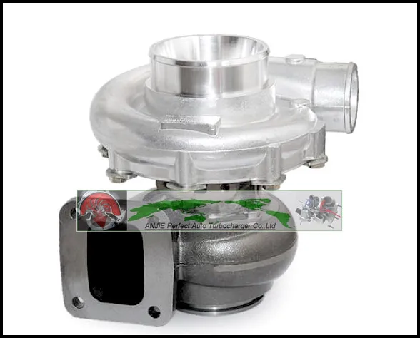 -Turbo Turbine oil cooled Turbocharger T76 T4 Turbine AR .68 Comp AR 0.80 800HP-900HP Turbo charger - (7)