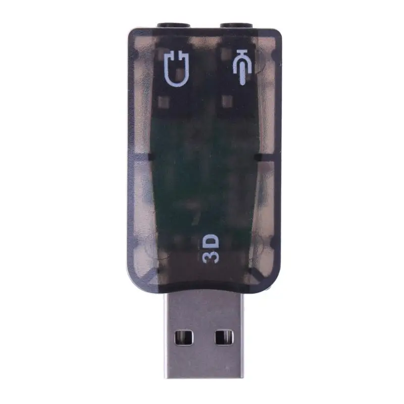 Мини Портативный USB 2 0 полноскоростной порт аналоговый 6 1 CH внешняя звуковая