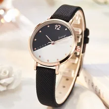Fashion Watch Women Casual Leather Elegant Wrist Watches Clock Woman Analog Sport Quartz Watch Ladies Watch relogio feminino quartz watch clock woman high quality cute cat printed women s watches faux leather analog ladies girl gift casual sport watches