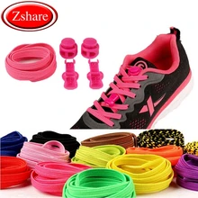 1 Pair Elastic Shoelaces No Tie Shoe laces Quick Stretching Locking Flat Shoe lace Kids Adult Leisure Sneakers Quick Lazy laces