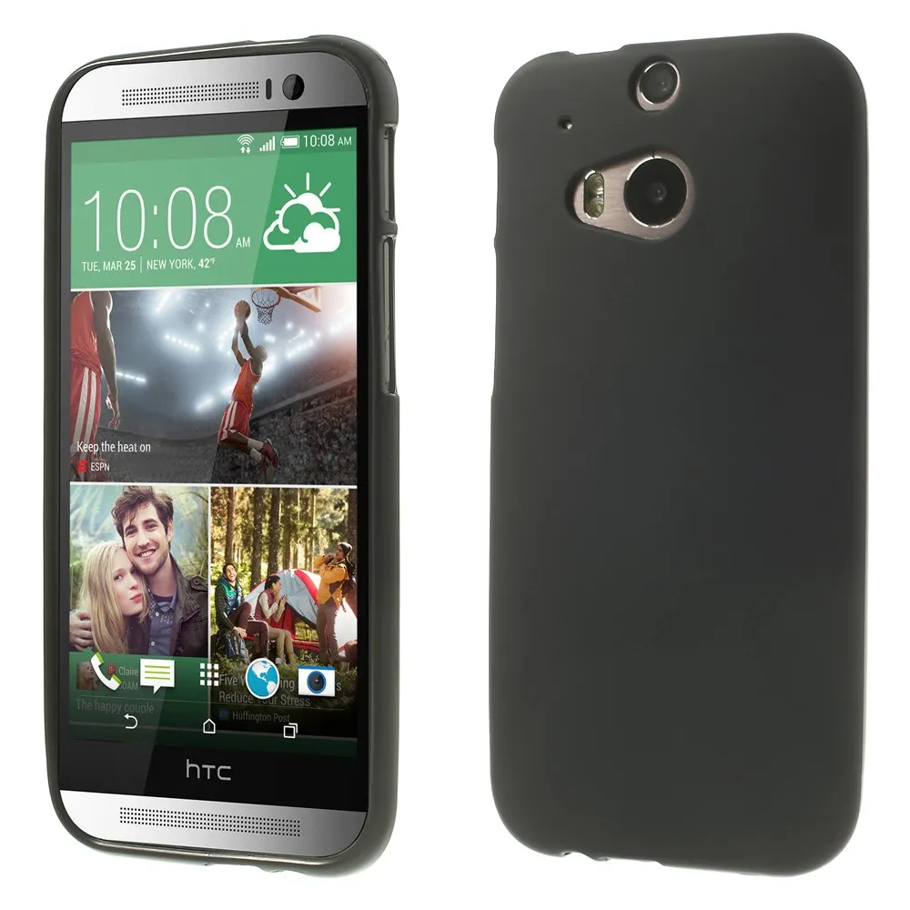 New For HTC One M8 Phone cases Double sided Matte Soft TPU Shell Back