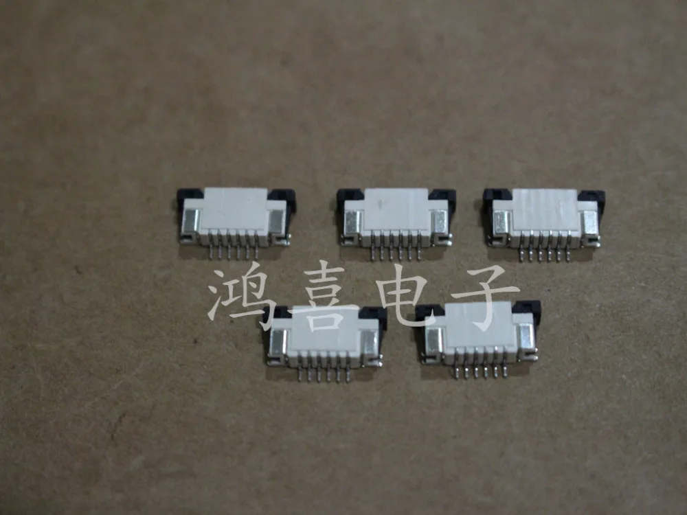 WZSM New FFC FPC flat cable connector socket 1.0mm Pitch 1.0 mm spacing 6Pin 6P | Компьютеры и офис