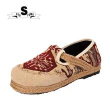 Г., Новое поступление, льняные туфли без застежки, хлопковая ткань, пеньковая ткань, этнический стиль, раздельные туфли для влюбленных, stgtomss обувь для скейтбординга twm0013