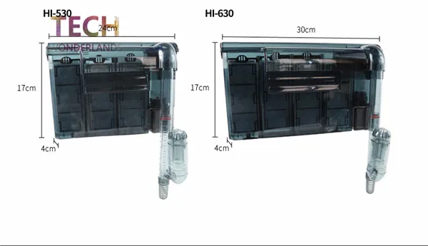 Аквариум водопад фильтр аквариум ulter-silent многофункциональный 3в1 фильтр наружный настенный подвесной фильтр HI-530/HI-630