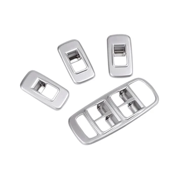 

For Jaguar XE X760 2015 2016 2017 ABS Car-Styling Accessories Interior Car Door Handle Holder Window Lift Switch Trim 4pcs