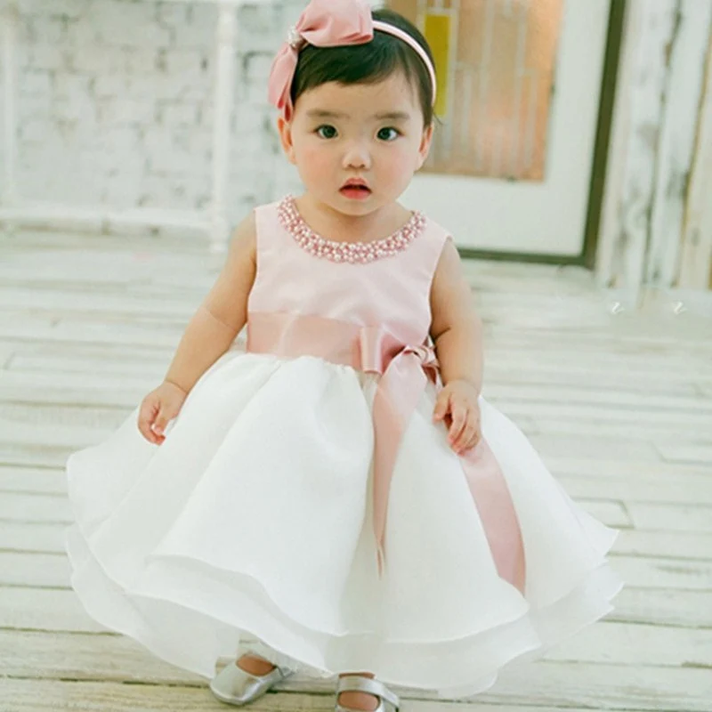 Платье для маленьких девочек на 1 год, день рождения, платья для девочек, платье-пачка принцессы, платье для крещения, летний для новорожденных, детская одежда