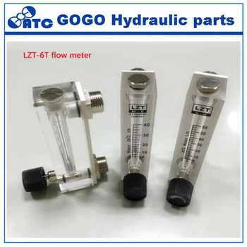 

LZT panel sea water flow meter with regulator Air flowmeter ,direct reading meter,panel flow meter LZT-6T