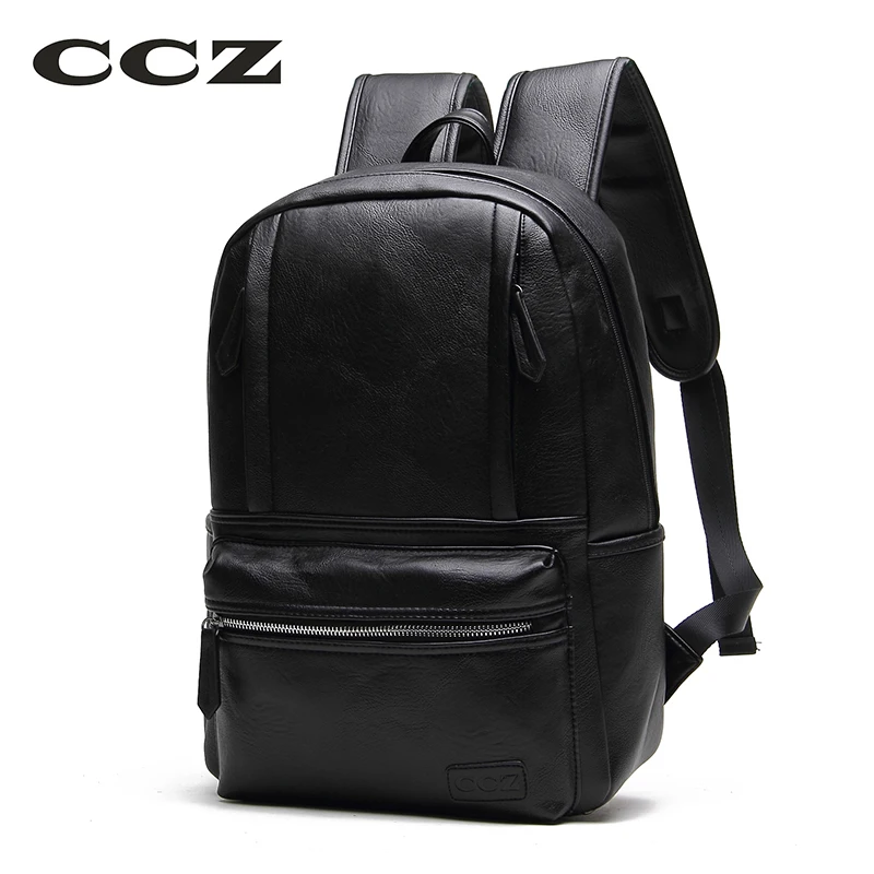 

CCZ 2018 Preppy Style School Backpacks For Men & Women PU Leather Backpacks Women Fashion Knapsack College bag BK8004