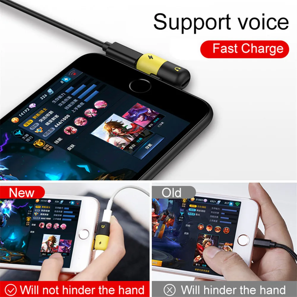 Type C 3.5mm Jack Headphones Adapter Plug Charging Play Music Audio Earphone USB-C Cable For Xiaomi Mi 8 Mix 3 Phone Converter