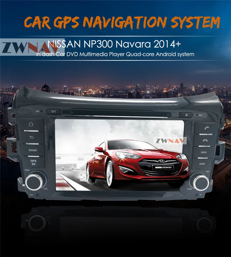 Best 8 Core Android 8.0 RAM 4G ROM 32GB 2Din Car GPS Navigation DVD Player Unit For Nissan NP300 Navara 2014 2015 2016 2017 0