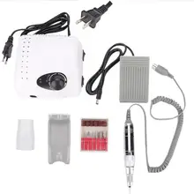 Профессиональный 35000 об./мин электрический сверлильный станок для ногтей Электрический Маникюрный сверла машины аксессуар педикюр набор фрезы для ногтей бит инструменты для ногтей