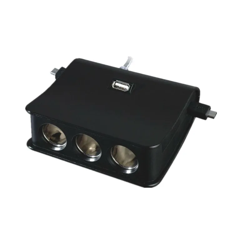 

Hypersonic Multi function USB Socket charger USB port 3way Socket Car Accessories