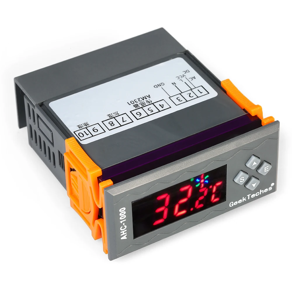 

DC12V/220V Digital Air Humidity Temperature Controller 1%RH - 99%RH Hygrostat Humidistat Humidification Dehumidification Tool