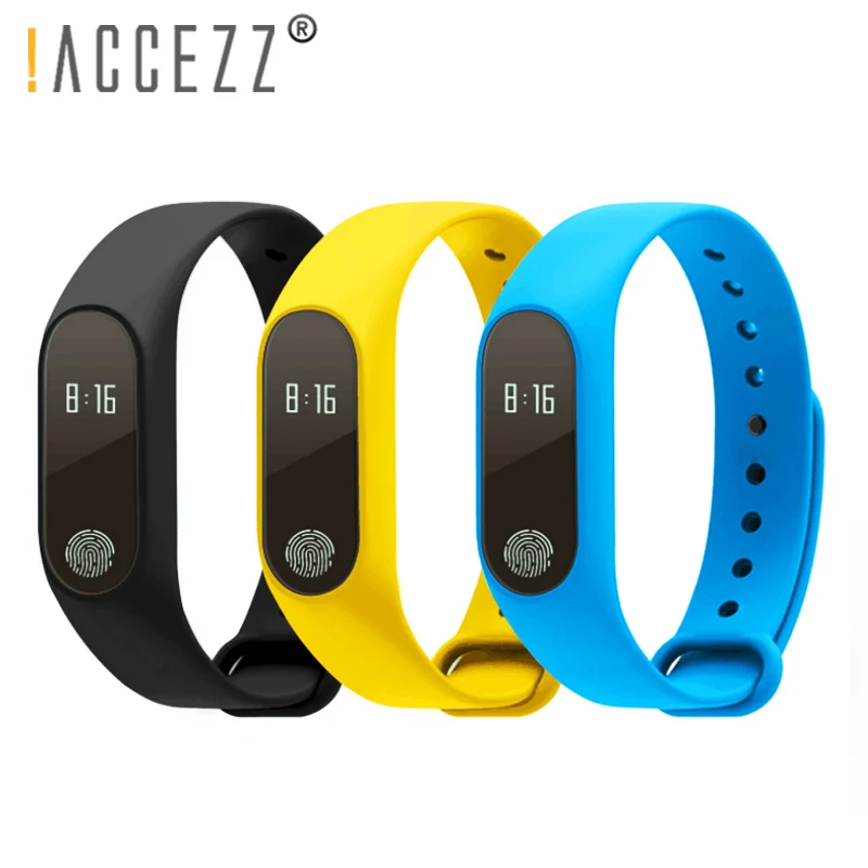 ! ACCEZZ смарт-браслет для Xiaomi OLED пульсометр M2 спортивный Bluetooth браслет фитнес-трекер