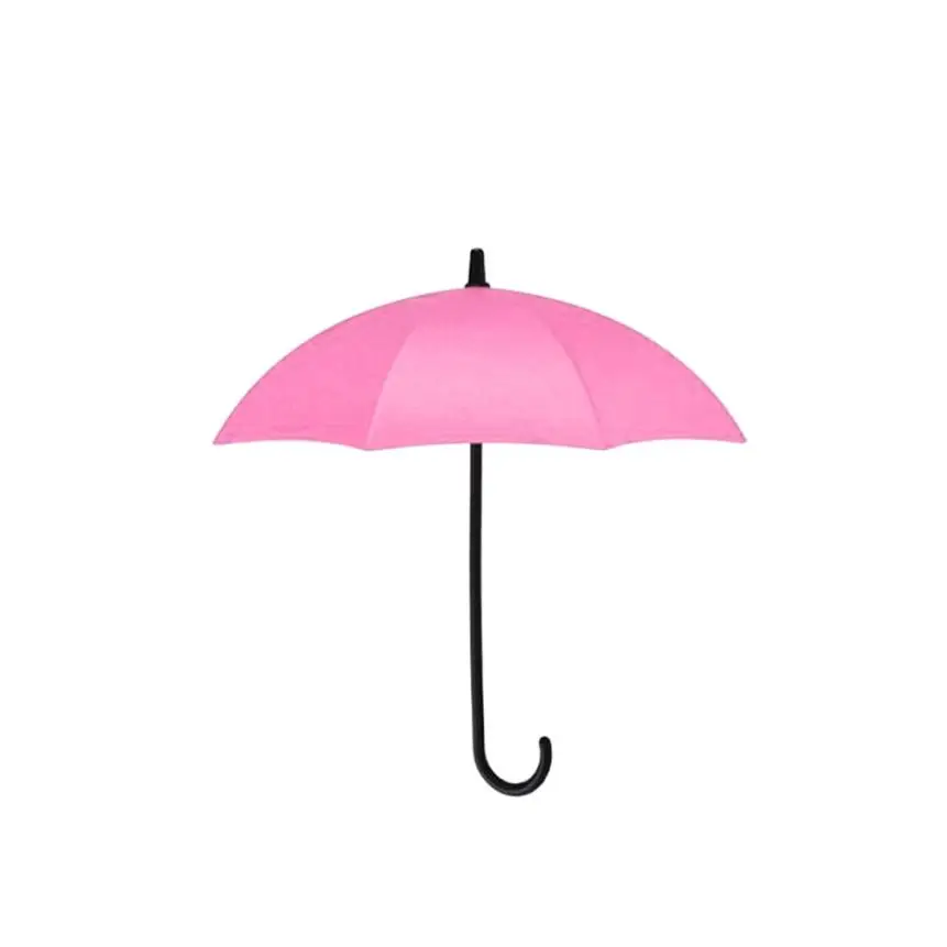 Милый зонтик в форме 1 шт. Красочный Прочный настенный крючок для зонтика ключ заколка для волос держатель Вешалка Органайзер декоративный Pqw0720 - Цвет: dropship find me