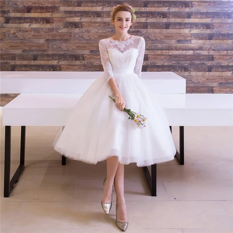 elegant short wedding dresses