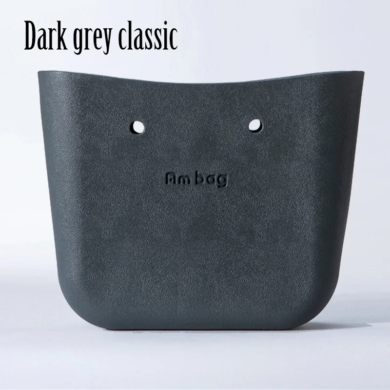 AMbag Obag O bag стильная Классическая большая Ambag сумка для тела Водонепроницаемая сумка EVA женская модная сумка резиновая силиконовая запасные части - Цвет: Dark grey classic