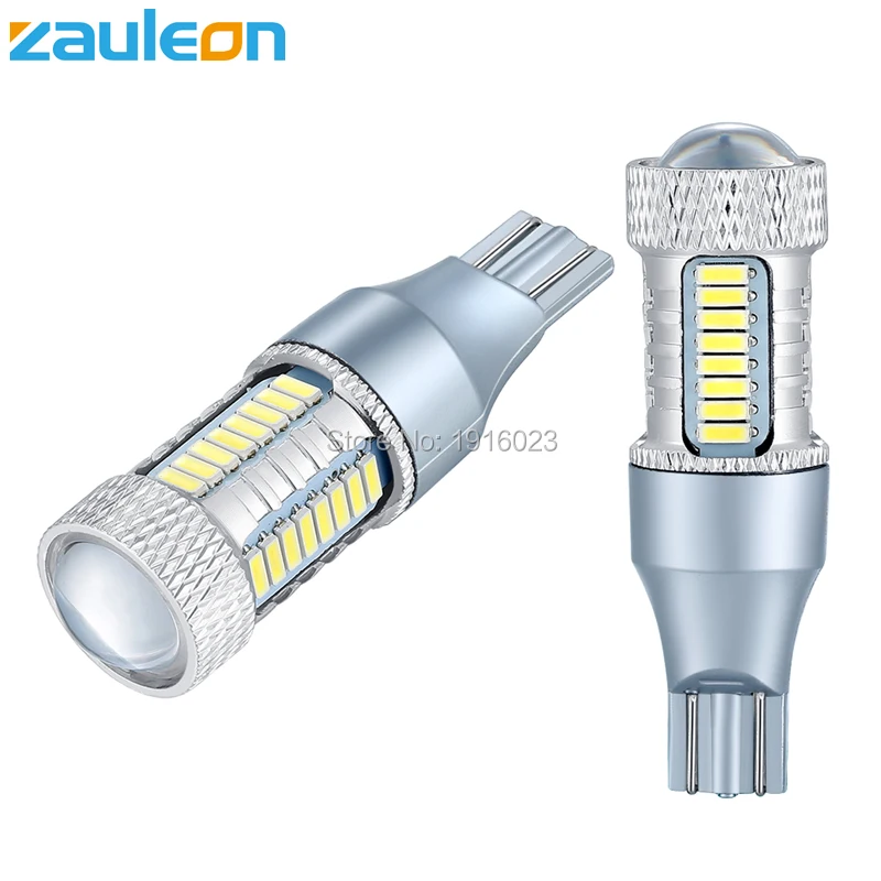 Zauleon 2 шт. T15 W16W 921 Светодиодная лампа заднего хода для стайлинга автомобиля белый