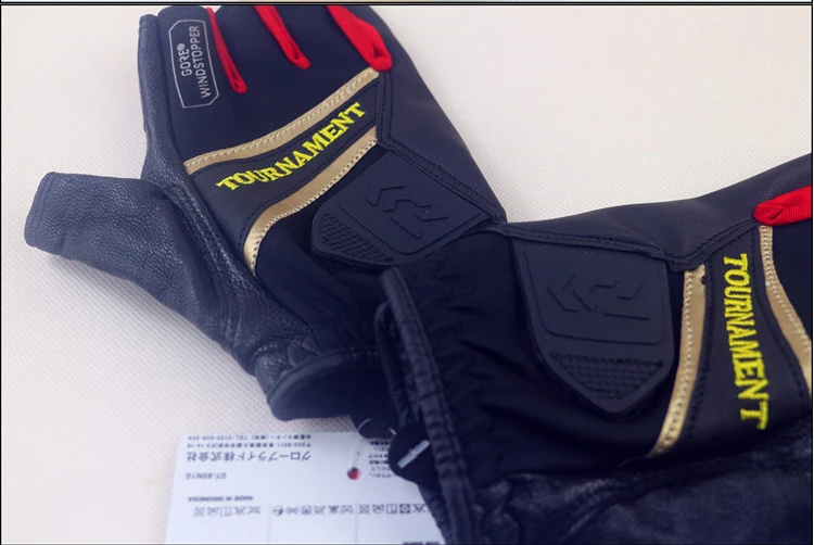 3 или 5 наполовину Обрезанные кожаные красные желтые рыболовные перчатки противоскользящие рыболовные перчатки/спортивные противоскользящие перчатки для активного отдыха