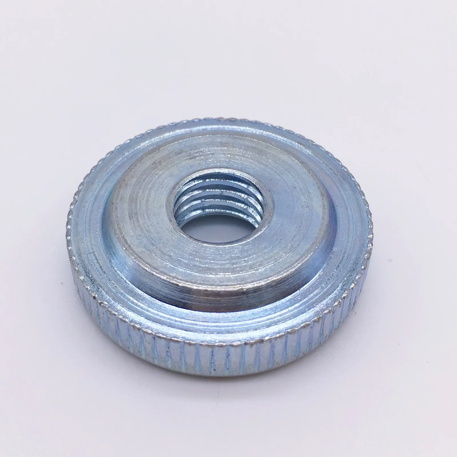 

M10 большие гайки тонкий рифленый стальной метрический крепеж оцинкованный пакет 20