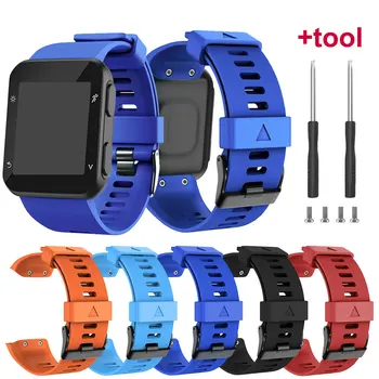 

for Garmin Forerunner 35 Silicone Strap Replaceable Watch Band Wristband Bracelet Belt for Garmin Forerunner 35 Watchband +Tool