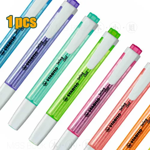 7 Colours Oblique Highlighter Pen Set 3mm Liquid Chalk Fluorescent Neon