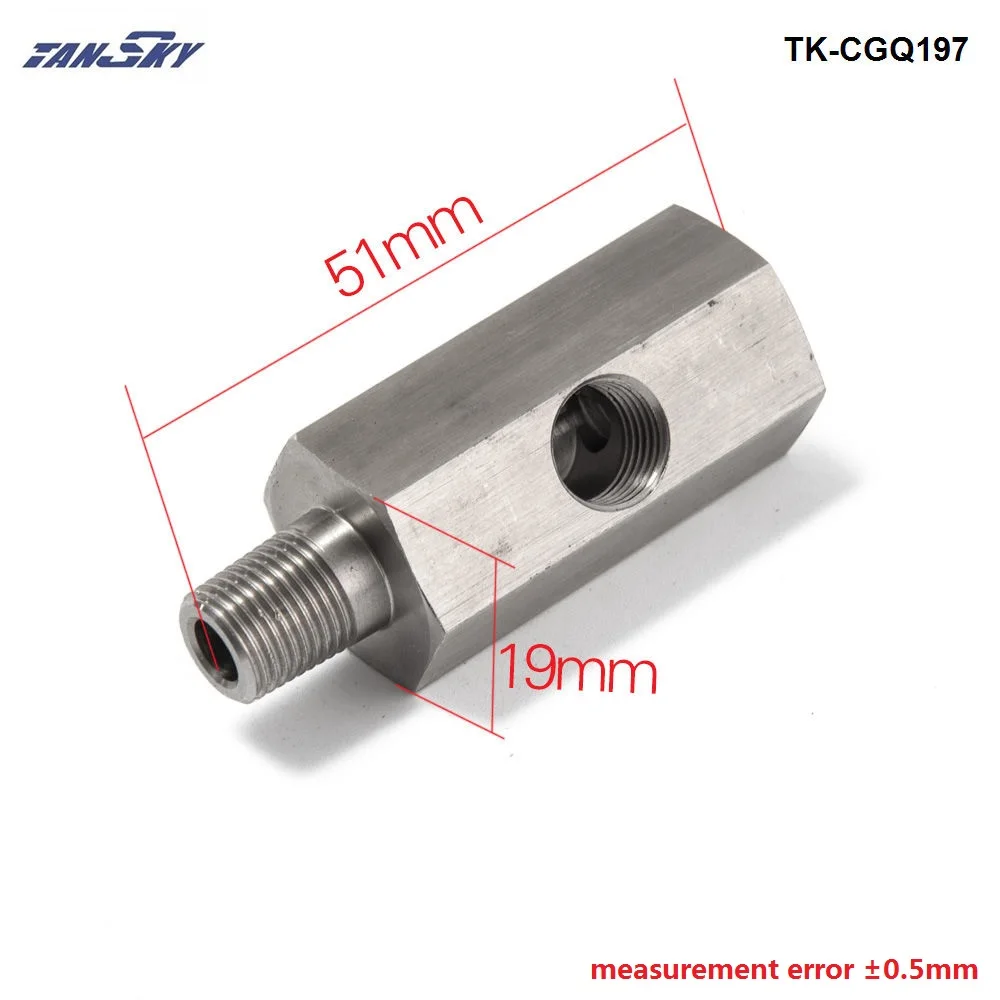 1/8 ''BSPT к NPT адаптер турбо-адаптер подачи масла фитинг для послепродажного манометра TK-CGQ197