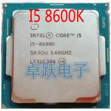 INTEL i5-8600k i5 8600k CPU Processor 3.6G CPU 95W LGA 1151 3.6 GHz scrattered pieces free shipping