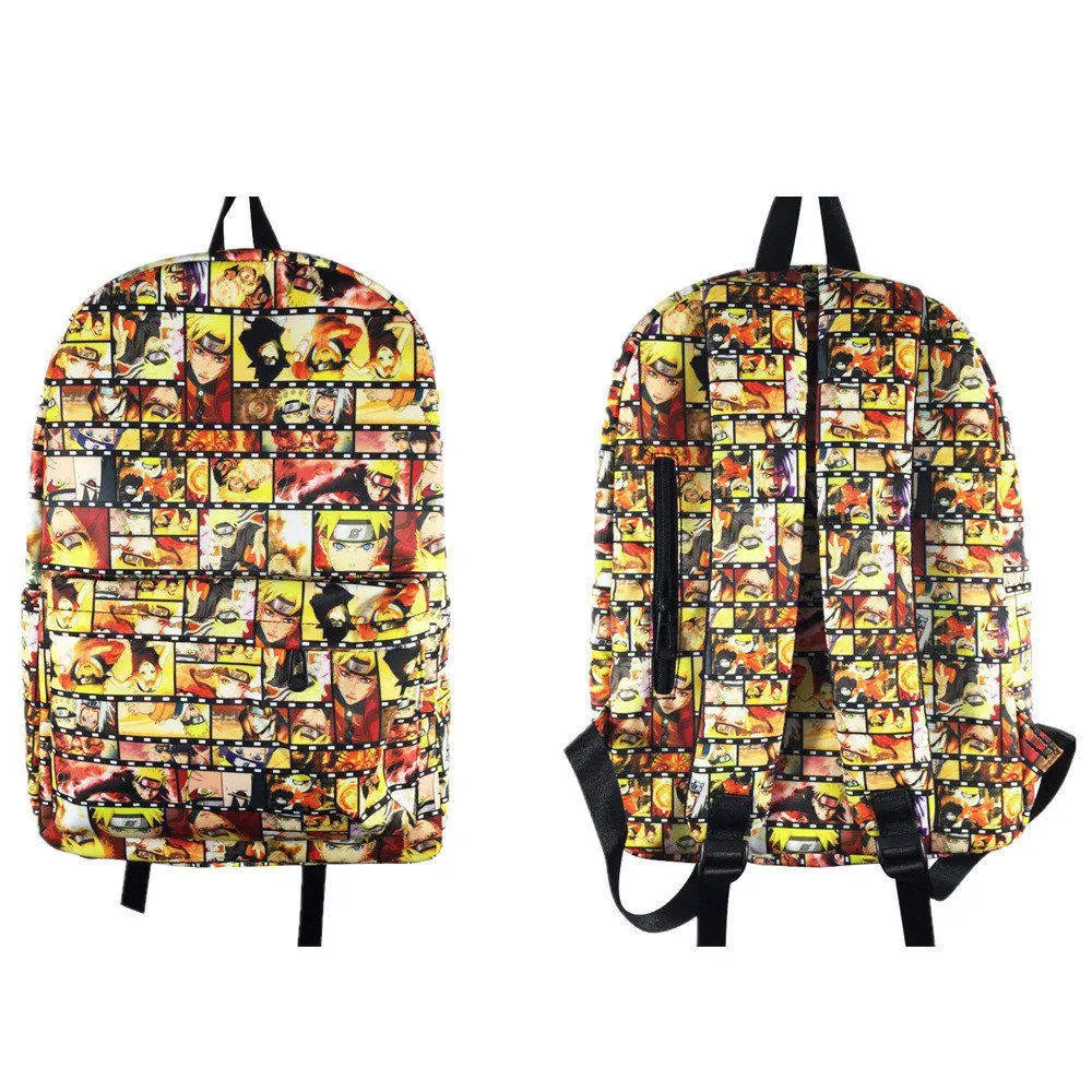 Наруто Хатаке Какаши Uzumaki Наруто рюкзак подростков Bookbags школьные сумки ноутбук дорожная Сумка Через Плечо Рюкзак - Цвет: A