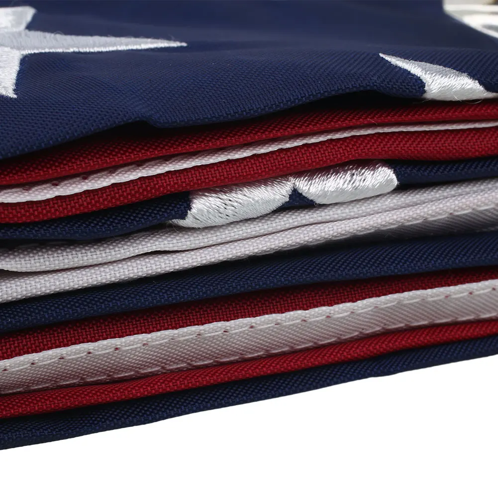1 шт. Lootus 5'x8' флаг США американский флаг 210D нейлон вышитые звезды пришитые полосы без флагштока Американский национальный флаг