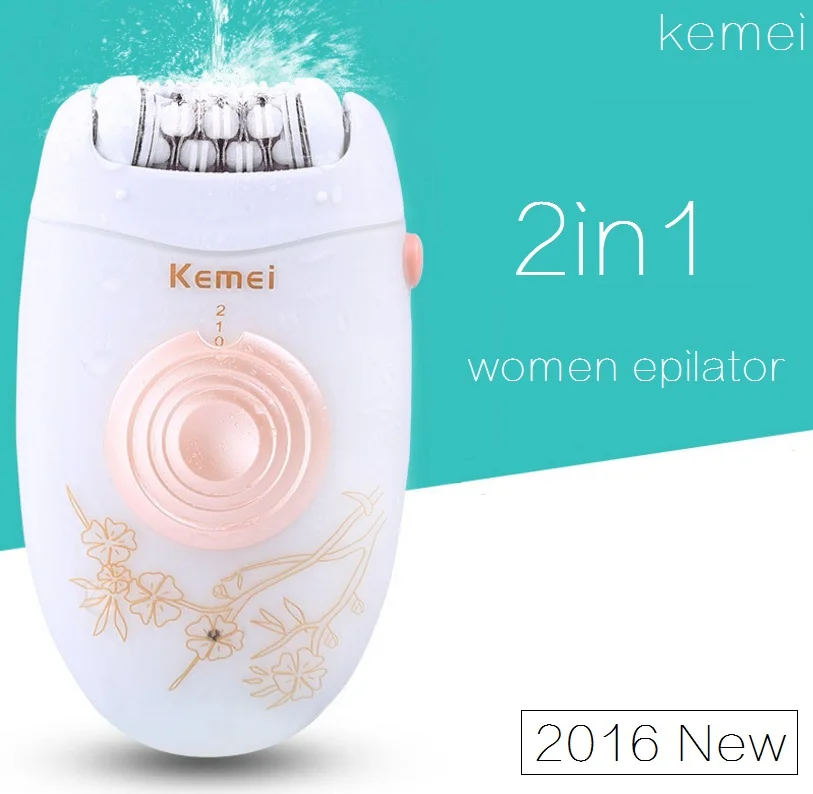 

2in1 epilator women electric hair removal bikini trimmer female epilator face depilation depilatory 220-240V,Wireless use