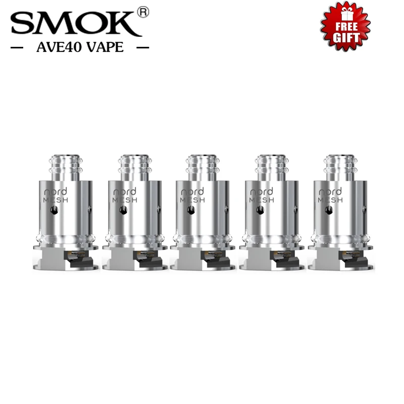 Original 5pcslot SMOK Nord Replacement Coil Nord Regular 1.4ohmMesh 0.6ohm eramic 1.4ohm For smok Nord Kit  (3)