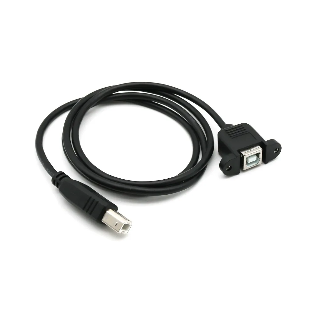 10x USB 2,0 B мужчина к USB 2,0 B гнездо Панель Крепления для принтера Соединительный кабель Шнур 30 см/50 см/1 м