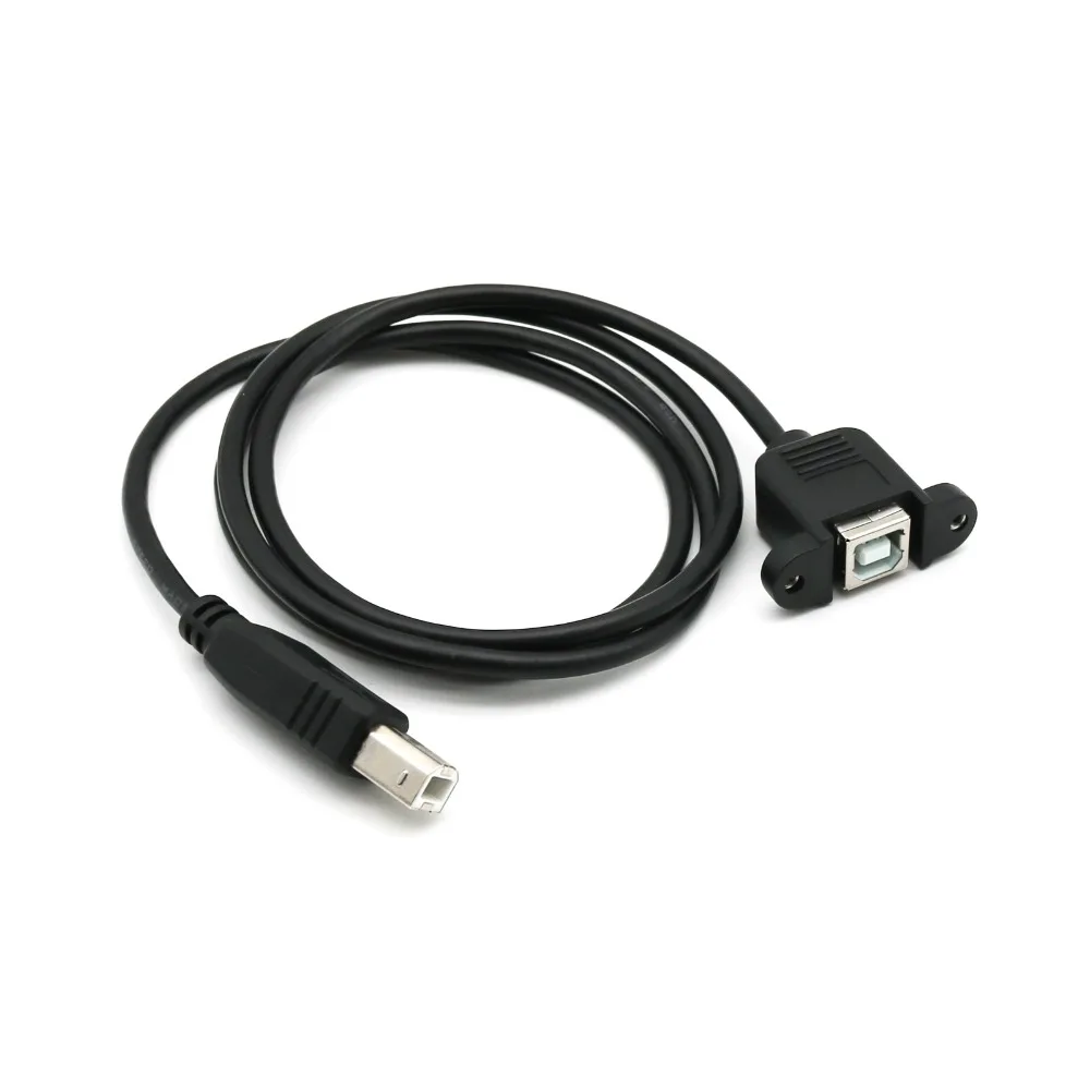 10x USB 2 0 B мужчина к гнездо Панель Крепления для принтера Соединительный кабель