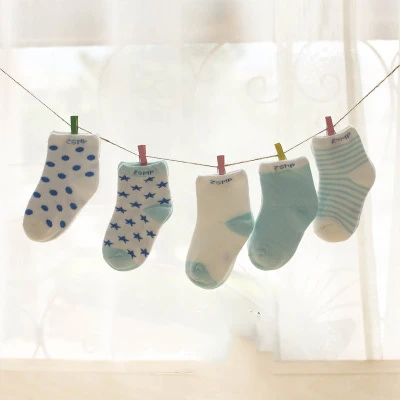 Children socks thick cotton winter and autumn boys and girls 0-3 year-old baby socks autumn and winter children socks