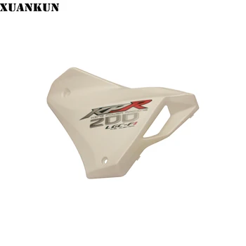 

XUANKUN Motorcycle Accessories KPR200 / LF200-10P / Fuel Tank Left Decorative Cover Components Quartz White