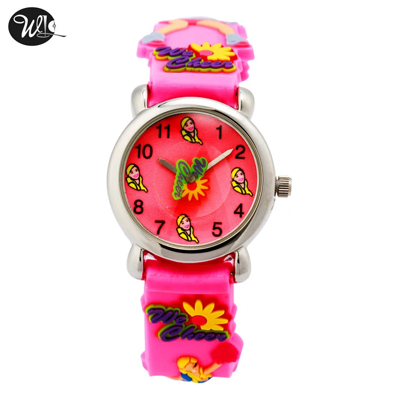 WL Brand Teacher Little Boys Children's First Wrist Kids Watches Cartoon Character 3D