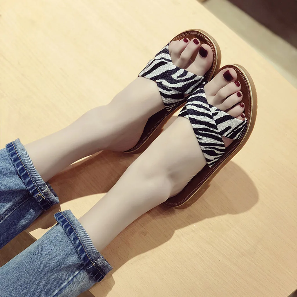 

YOUYEDIAN Summer Slippers women Fashion Flat Flip Flops Open Toe Women's Casual Beach Shoes zapatillas mujer casual verano #g25