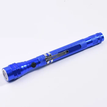 

Flexible Magnet Camping Fishing Telescopic 360 Degree Head Flashlight 3 LED Outdoor Torch Magnetic Pick Up Tool Lamp Light