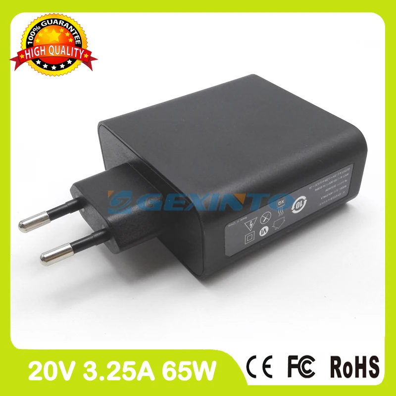 20V 3.25A 5 2 V 2A USB AC адаптер питания для Lenovo Yoga 4 4S Pro ультрабук 700 только Core i3 i5 зарядное