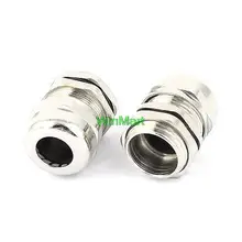 2 предмета M18 серебристый металлический 6-10 мм(диаметр) Водонепроницаемые кабельные сальники разъемы