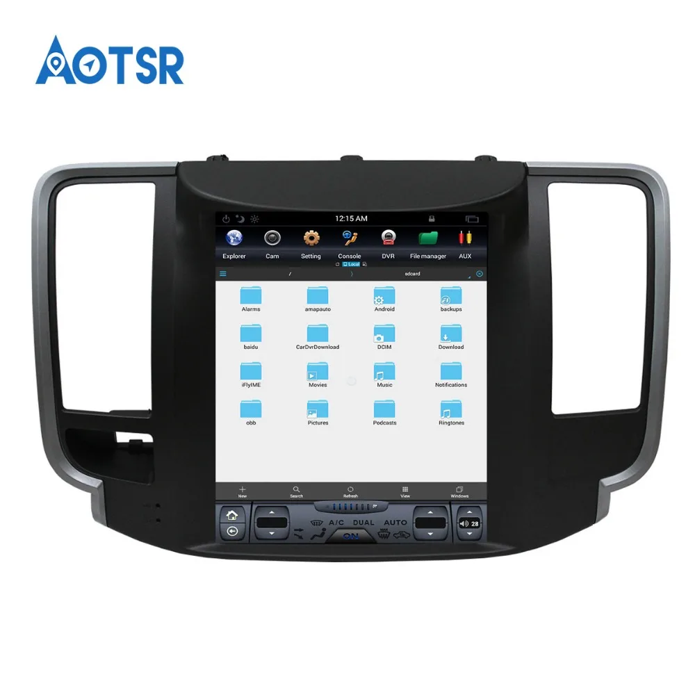 Flash Deal Auto Android 7.1 Tesla Car Vertical screen IPS no DVD Player gps tracker For NISSAN Teana 2008-2011 multimedia car dvr with gps 5