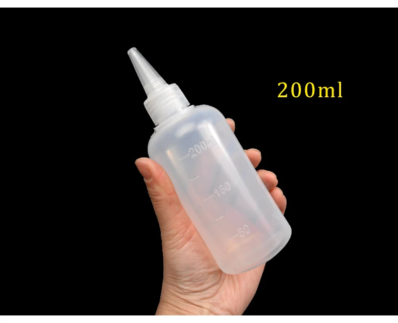 5 шт. бутылка для клея для жидкого клея 100 мл/200 мл клей бутылка аппликаторы промышленный клей гель масло спирт диспенсер