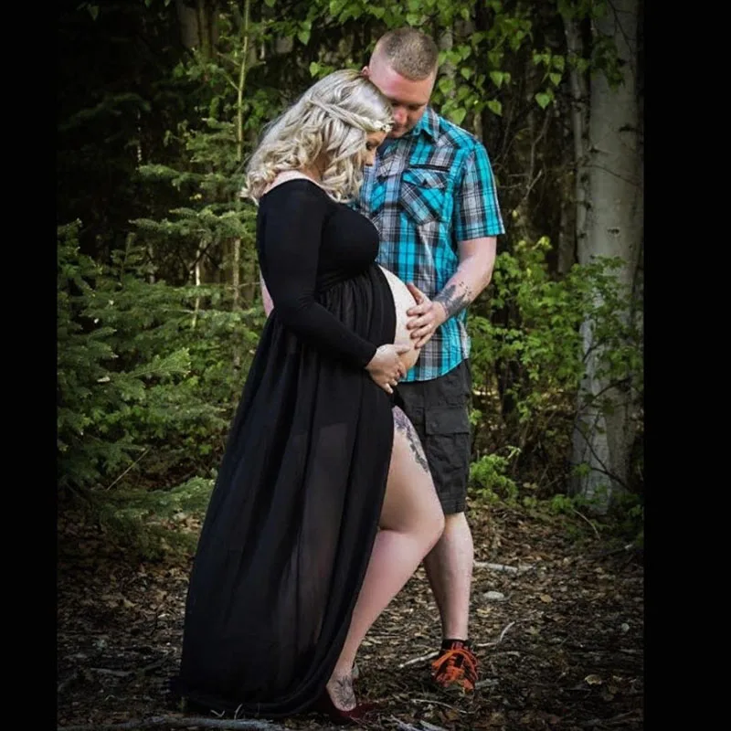 

Chiffon Maternity Photography Props Pregnancy Dress Photography Pregnant Women Clothes Maternity Dress For Photo Shoot Clothing