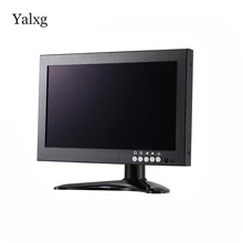 Yalxg 8 дюймов TFT светодиодный 1280x720 HD ips монитор тестер с BNC/HDMI/VGA/AV для ПК/CCTV камеры безопасности/Промышленный дисплей