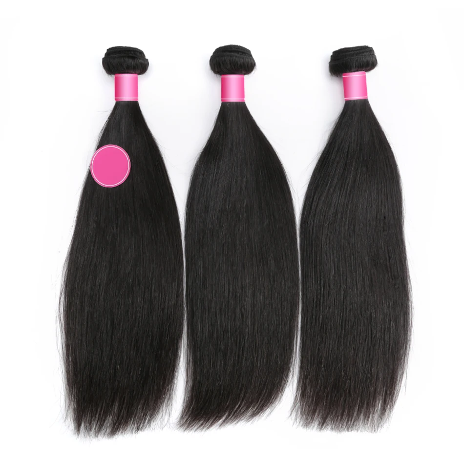 Poker Face пучки прямых волос бразильские прямые 1 3 4 пучка волос натуральный цвет человеческие волосы для наращивания 8-30 дюймов remy Волосы