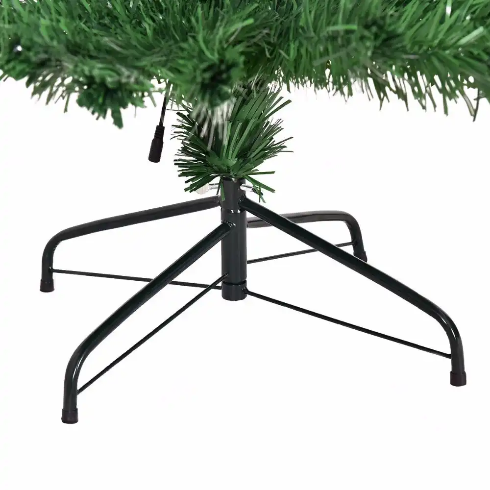 Goplus 7Ft Pre Lit Fiber Optic Artificial Christmas Tree w/ Multicolor