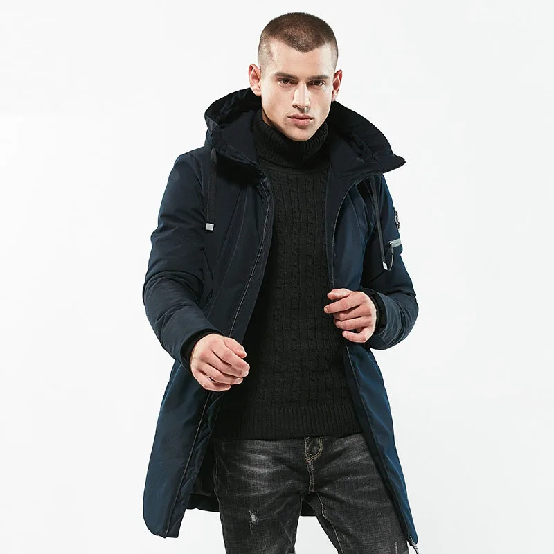 

Winter Parka Men Clothing Hooded Collar Fashion Winter Jackets Men 135